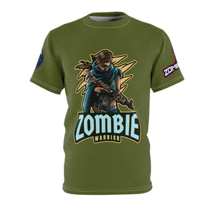 1005.001od Zombie Warrior Unisex AOP Cut & Sew Tee