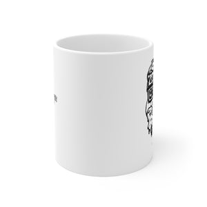 Zombies Love Me For My Brains - Monochrome - 11oz Mug