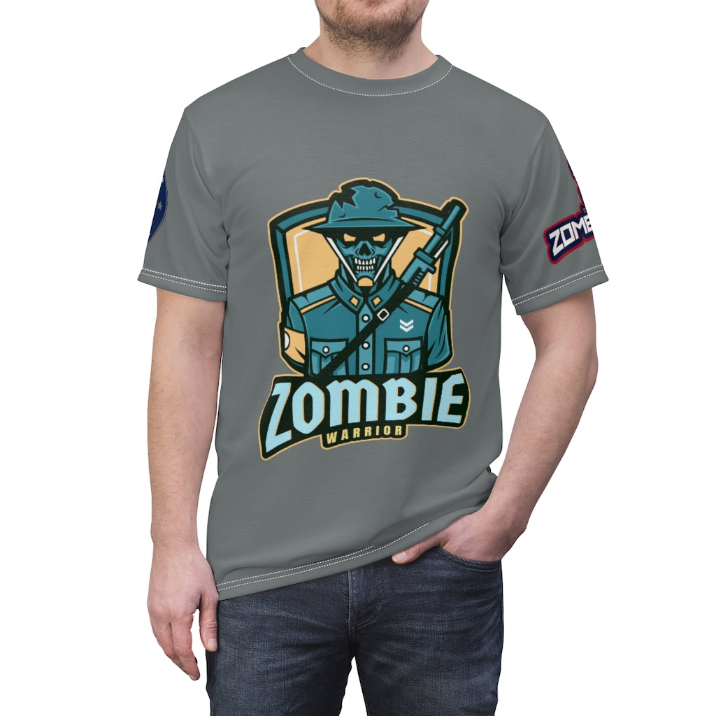 1001.001gy Zombie Warrior Unisex AOP Cut & Sew Tee