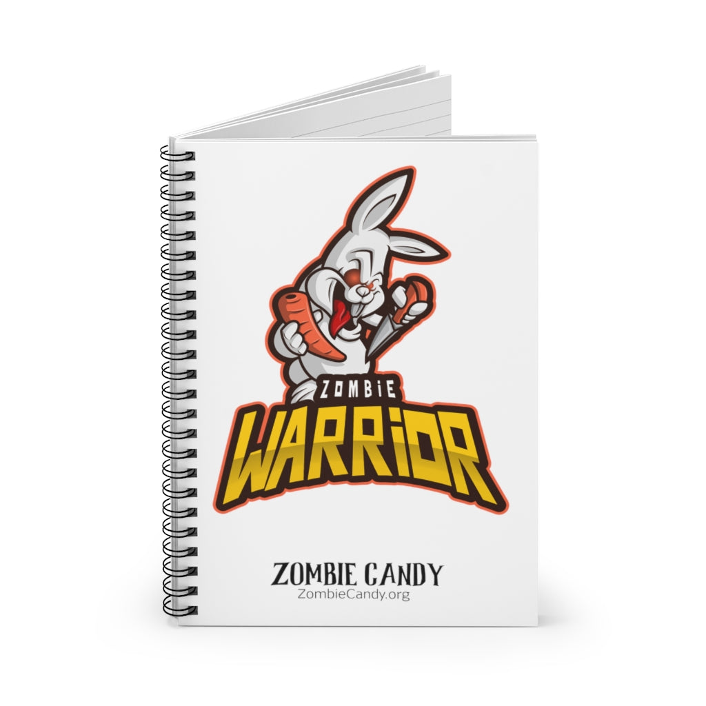 3003.001w Warrior Bunny Spiral Ruled Line Notebook