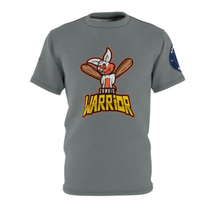 3005.001gy Warrior Bunny Unisex AOP Cut & Sew Tee