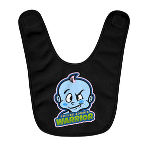 Future Zombie Warrior Fleece Baby Bib (002)