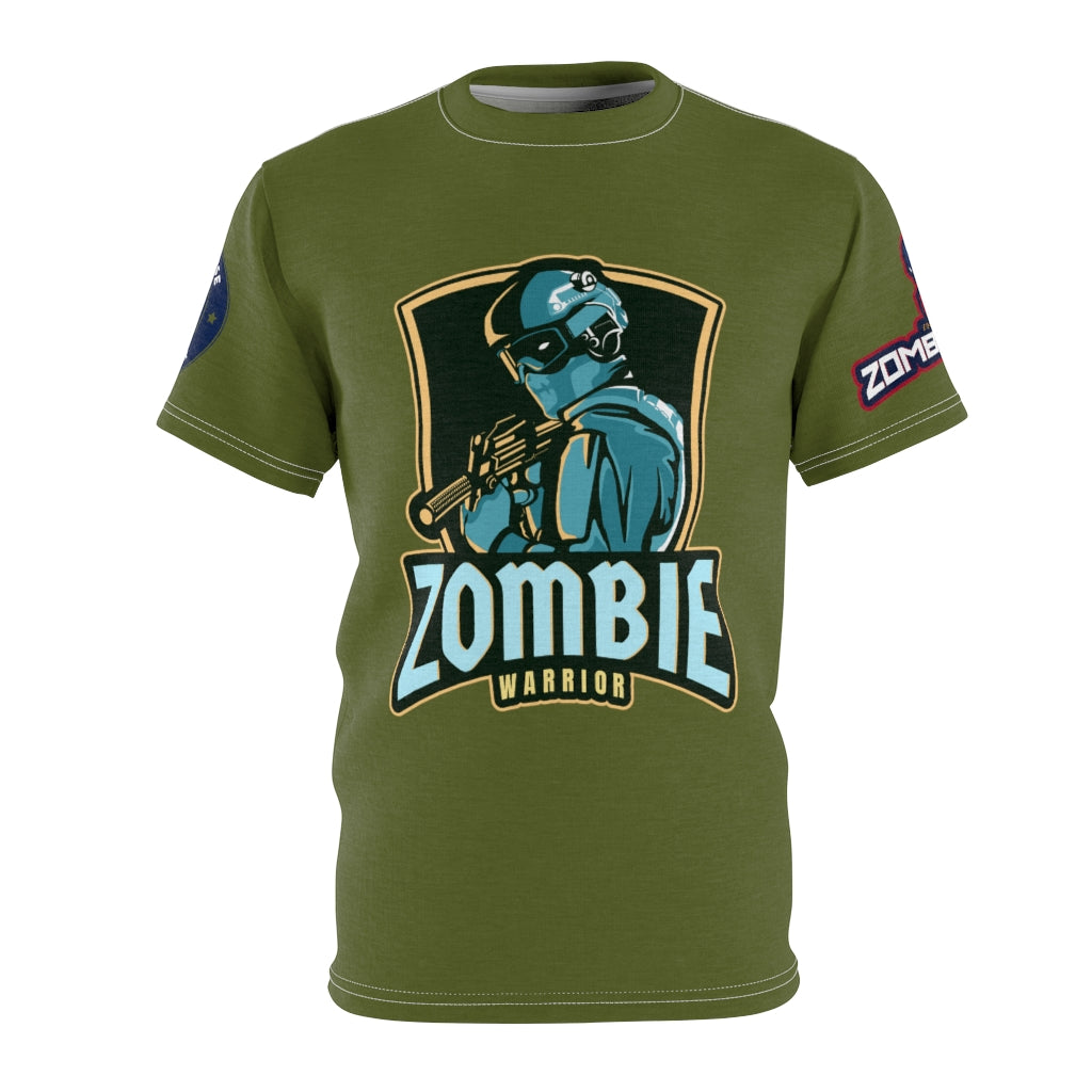 1004.001od Zombie Warrior Unisex AOP Cut & Sew Tee