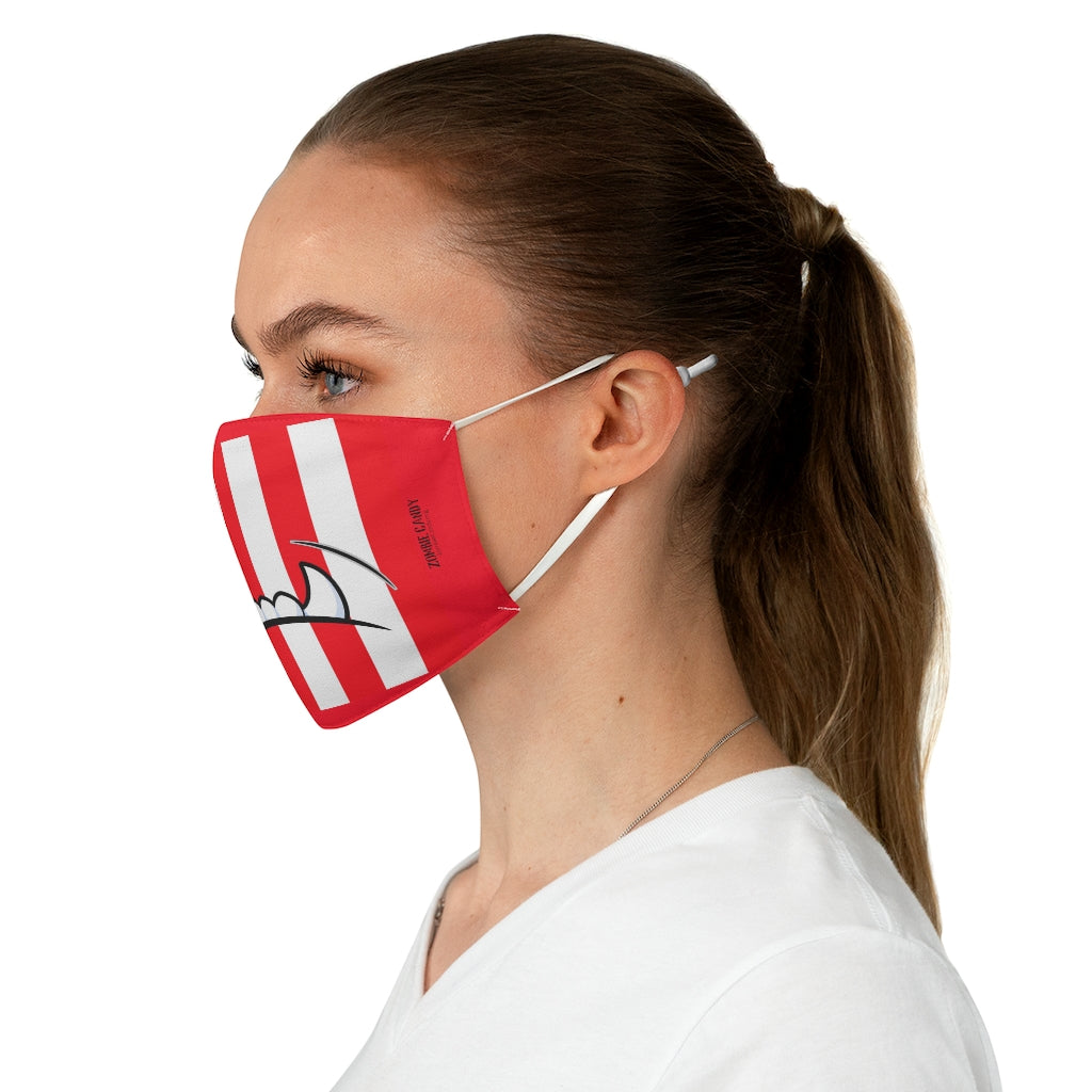 ZC Candy Stripes Fabric Face Mask 002