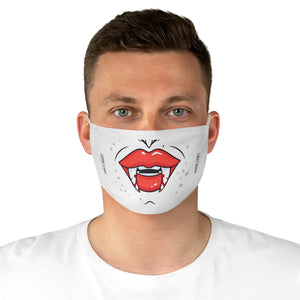 ZC White Fabric Face Mask 006