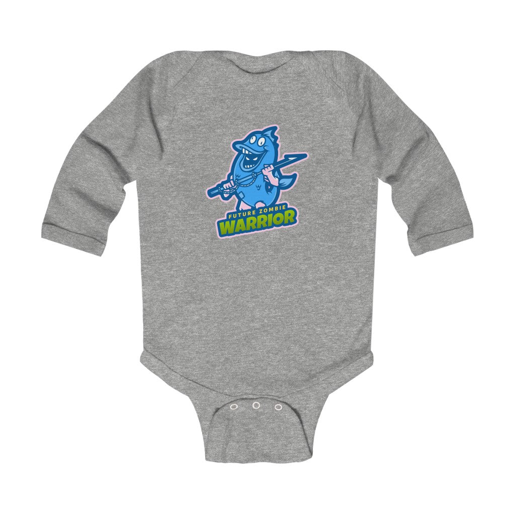 Future Zombie Warrior Infant Long Sleeve Bodysuit (005)