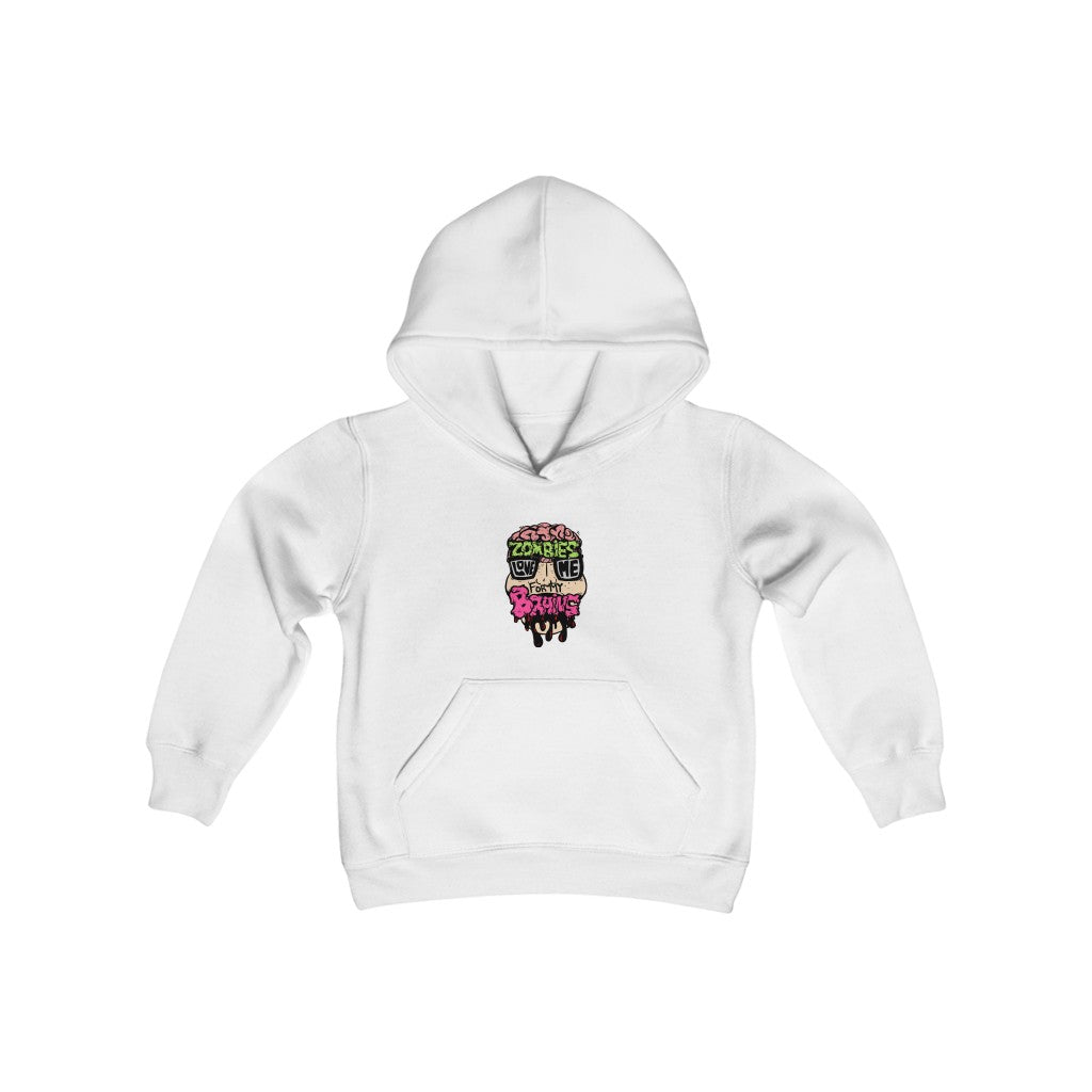 Zombies Love Me For My Brains Youth Heavy Blend Hooded Sweatshirt