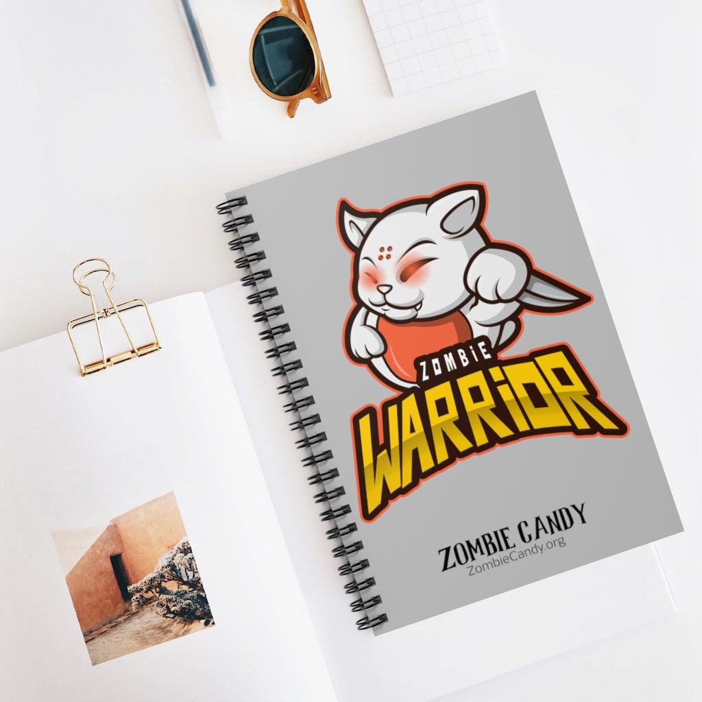 3004.001sv Warrior Bunny Spiral Ruled Line Notebook