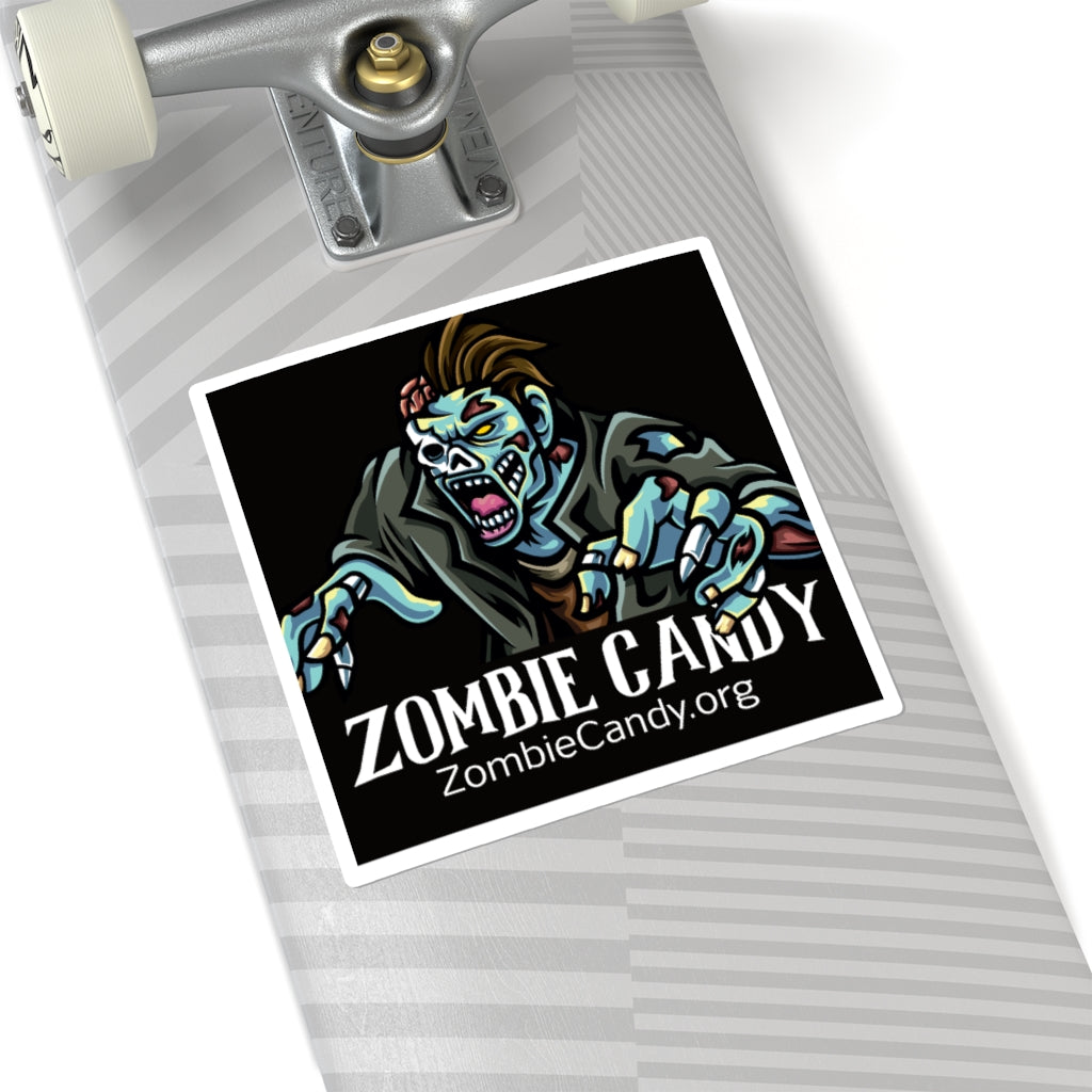 Zombie Candy Square Stickers