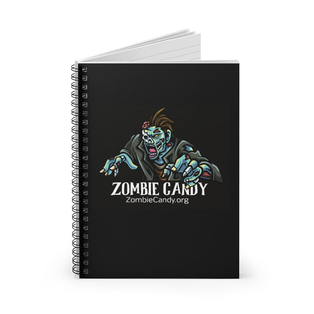 Zombie Candy Spiral Ruled Line Notebook