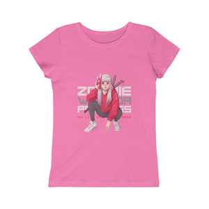 2100.001 Zombie Warrior Princess Manga Girl Princess Tee