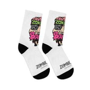 Zombies Love Me For My Brains Socks