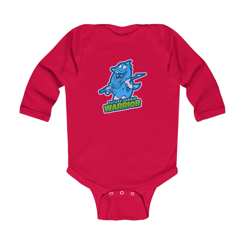 Future Zombie Warrior Infant Long Sleeve Bodysuit (005)