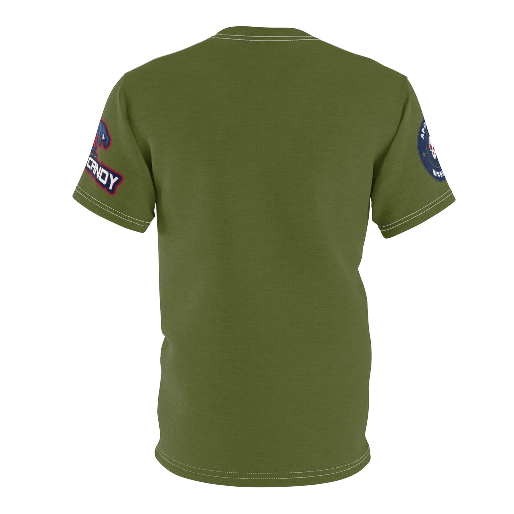 1005.001od Zombie Warrior Unisex AOP Cut & Sew Tee