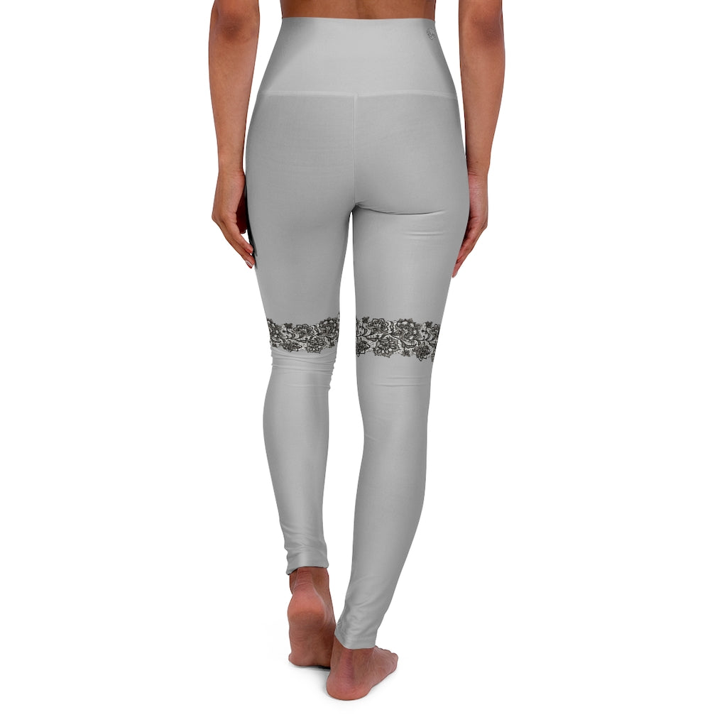 8001.001gy High Waisted Yoga Leggings