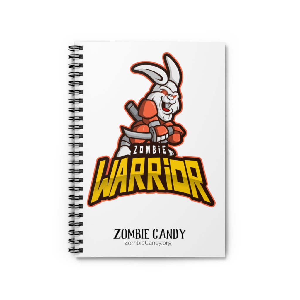 3002.001w Warrior Bunny Spiral Ruled Line Notebook