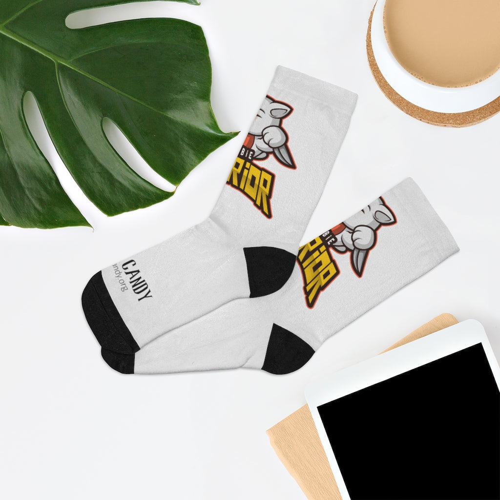 Warrior Bunny Socks (004ab)