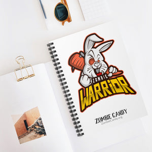 3001.001w Warrior Bunny Spiral Ruled Line Notebook