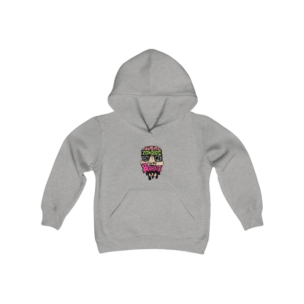 Zombies Love Me For My Brains Youth Heavy Blend Hooded Sweatshirt