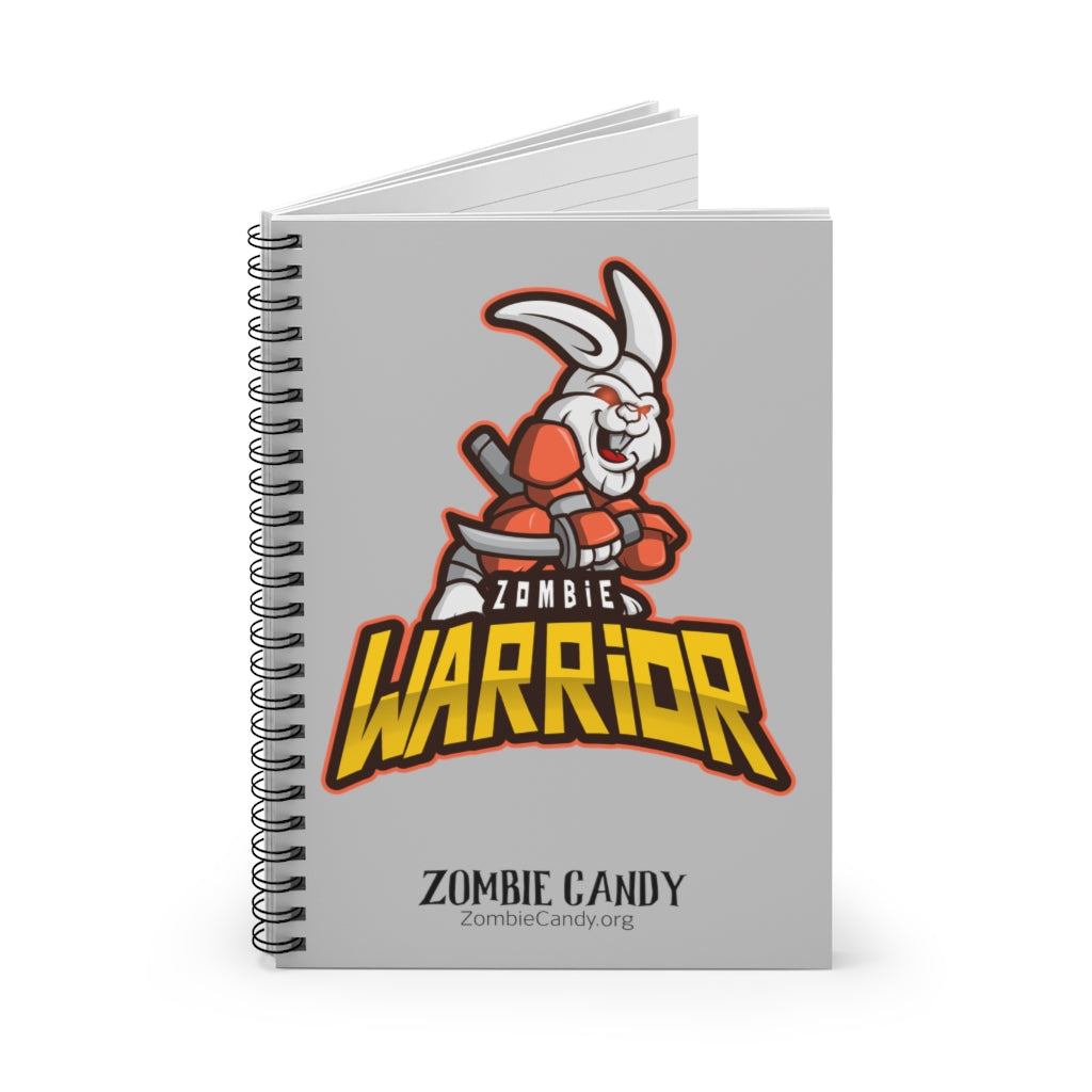 3002.001sv Warrior Bunny Spiral Ruled Line Notebook