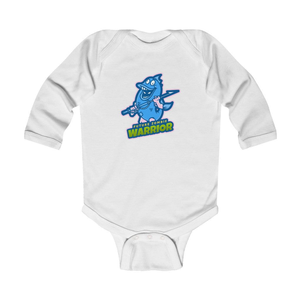 Future Zombie Warrior Infant Long Sleeve Bodysuit (005)