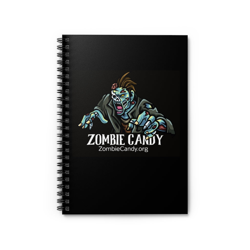 Zombie Candy Spiral Ruled Line Notebook