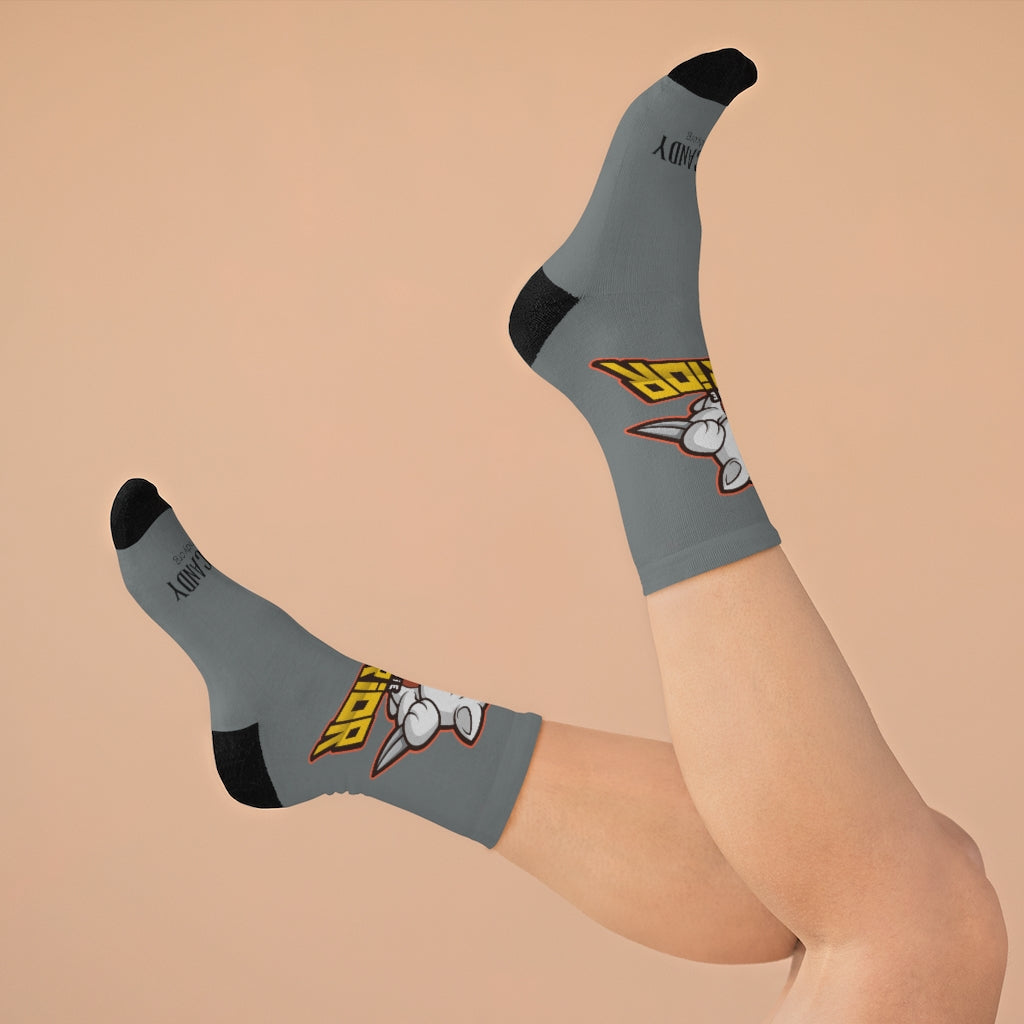 Warrior Bunny Socks (004ab)