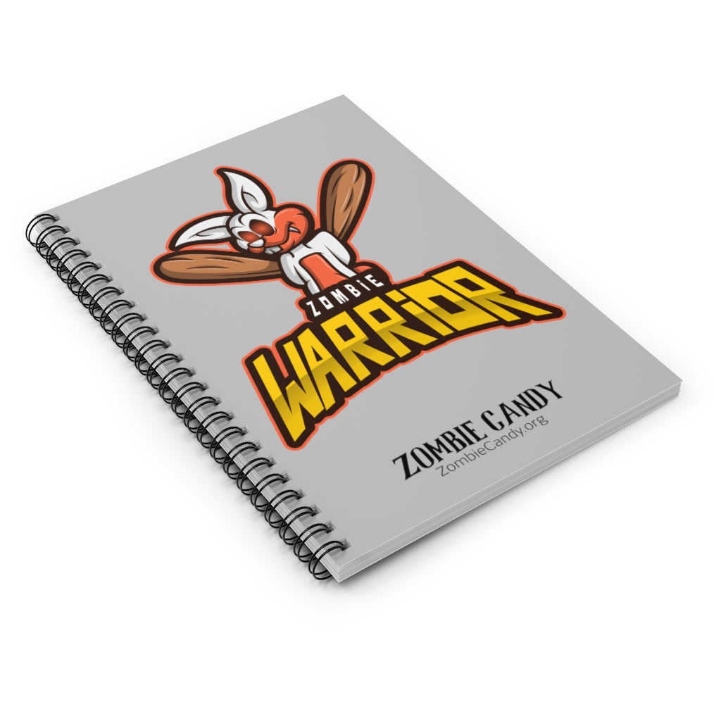 3005.001sv Warrior Bunny Spiral Ruled Line Notebook