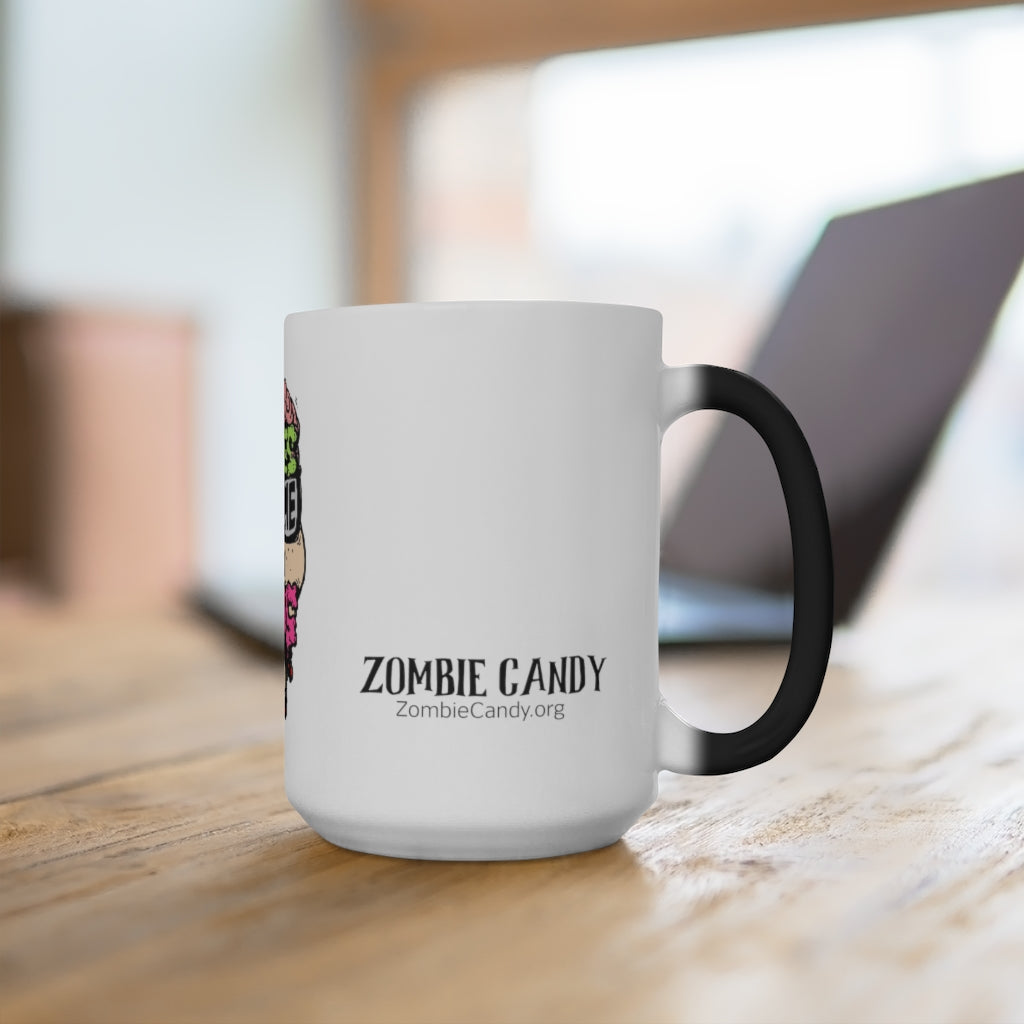Zombies Love Me For My Brains Color Changing Mug