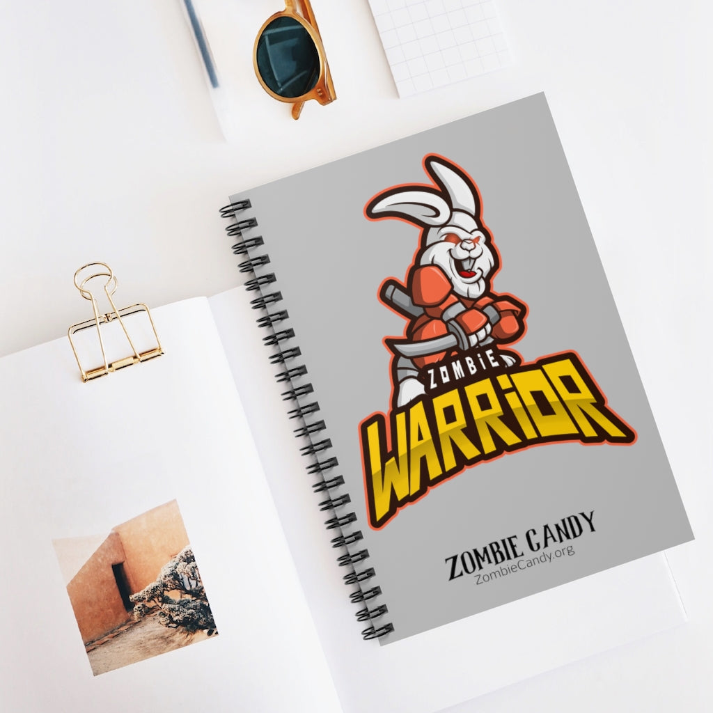 3002.001sv Warrior Bunny Spiral Ruled Line Notebook