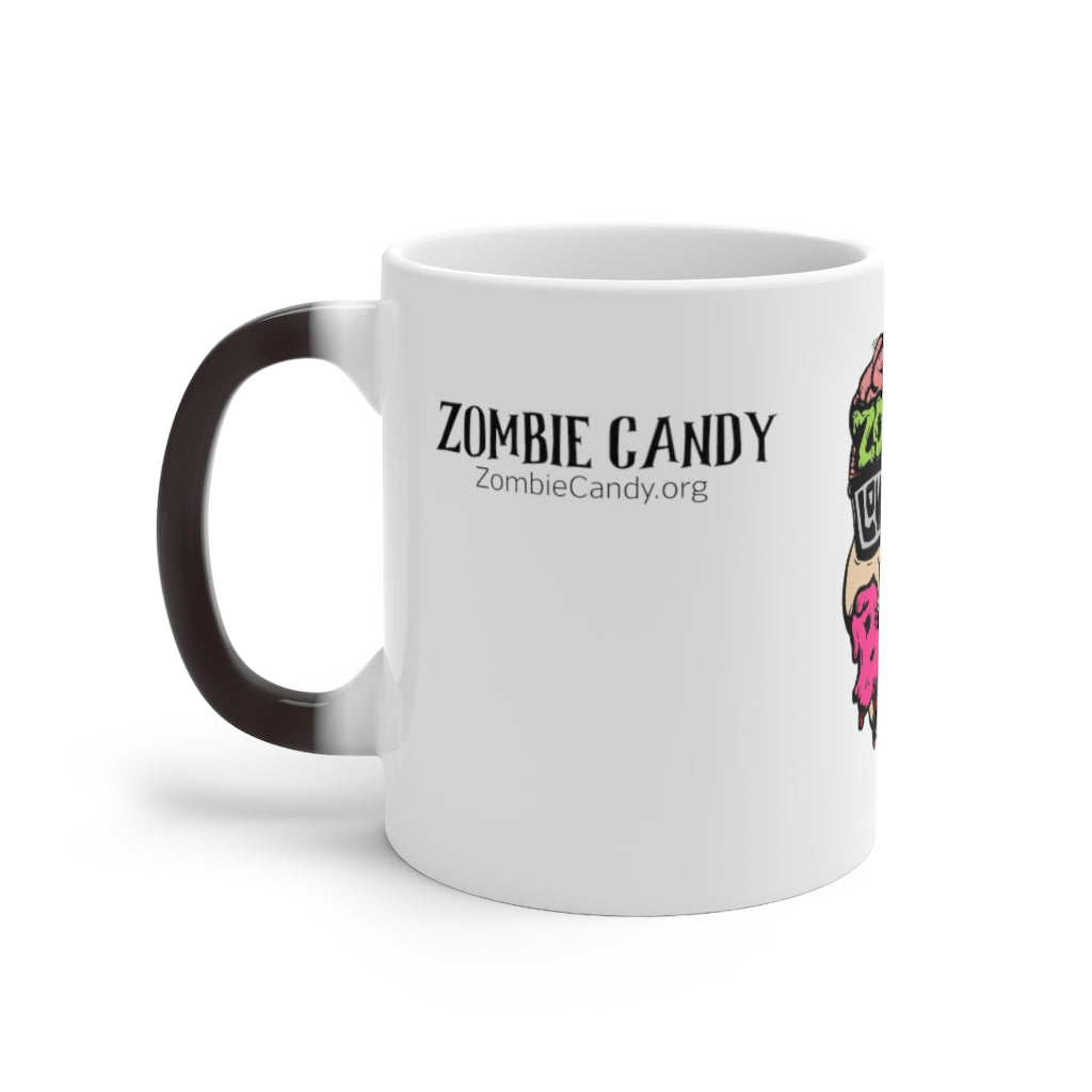 Zombies Love Me For My Brains Color Changing Mug