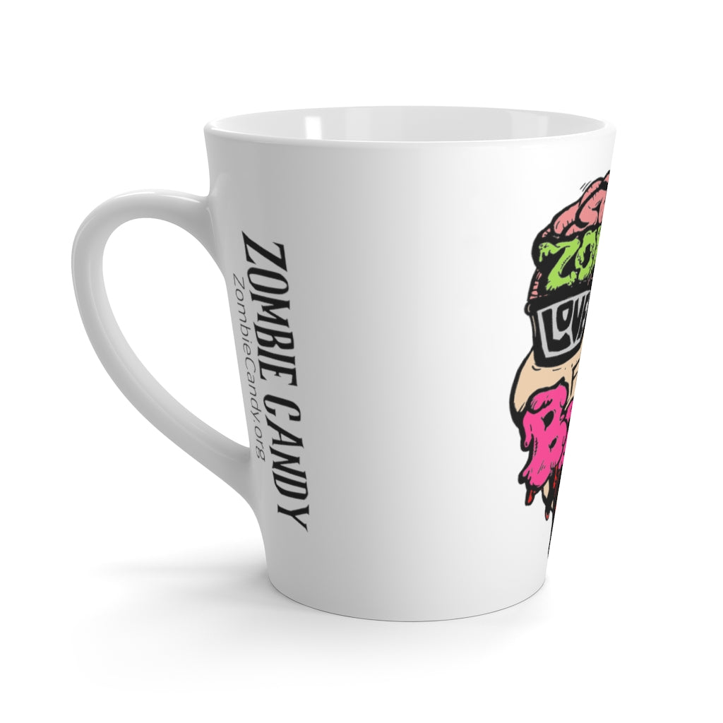 Zombies Love Me For My Brains Latte mug