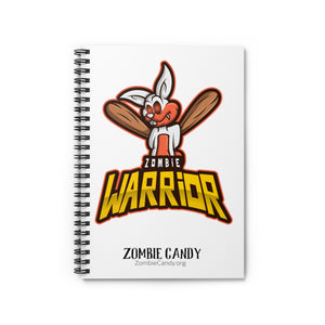 3005.001w Warrior Bunny Spiral Ruled Line Notebook