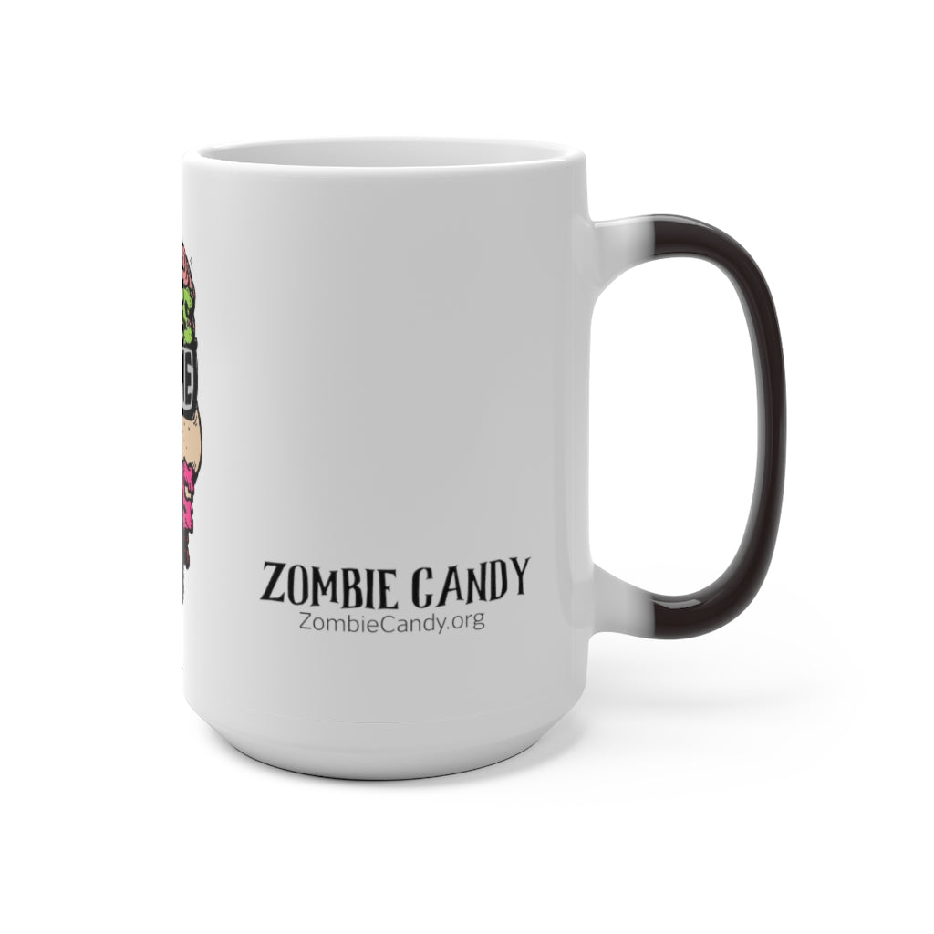 Zombies Love Me For My Brains Color Changing Mug