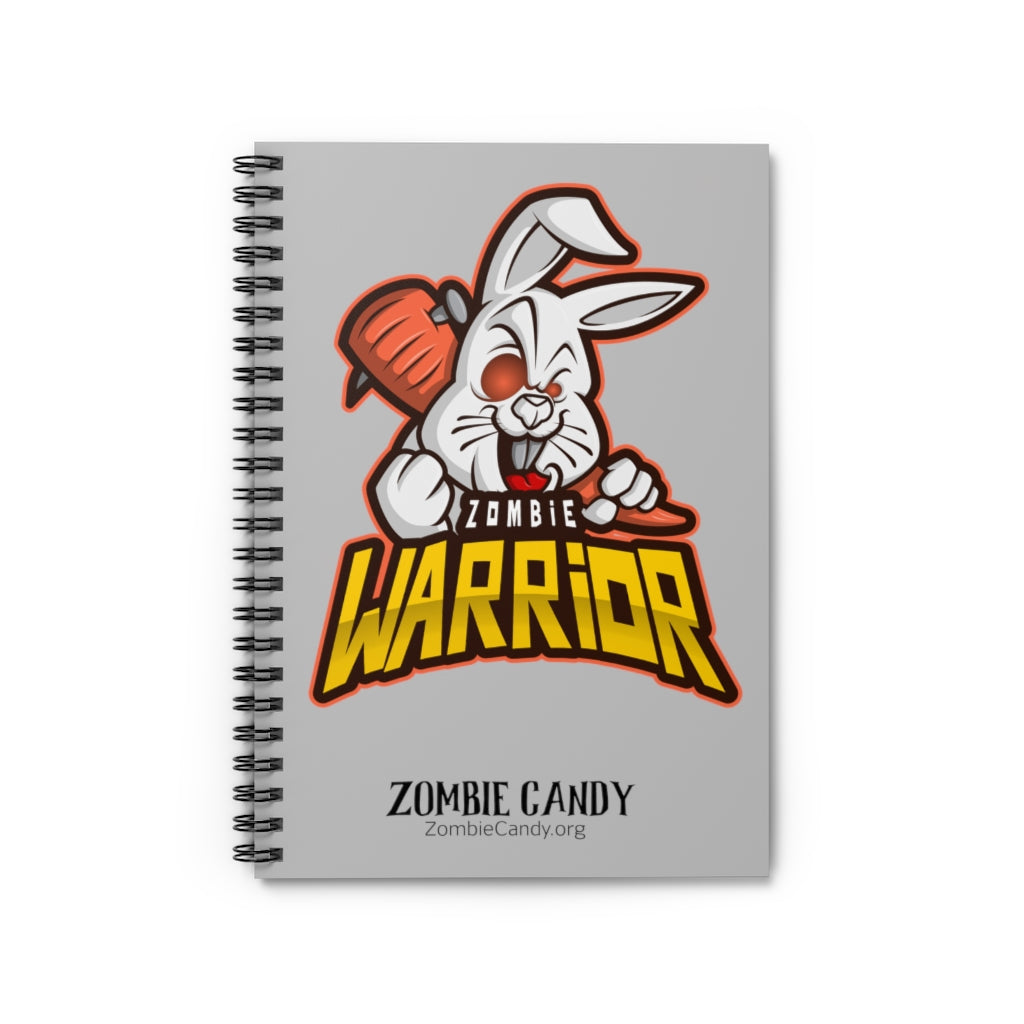 3001.001sv Warrior Bunny Spiral Ruled Line Notebook