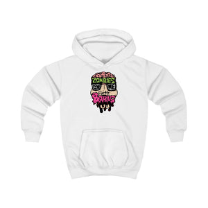 Zombies Love Me For My Brains Kids Hoodie