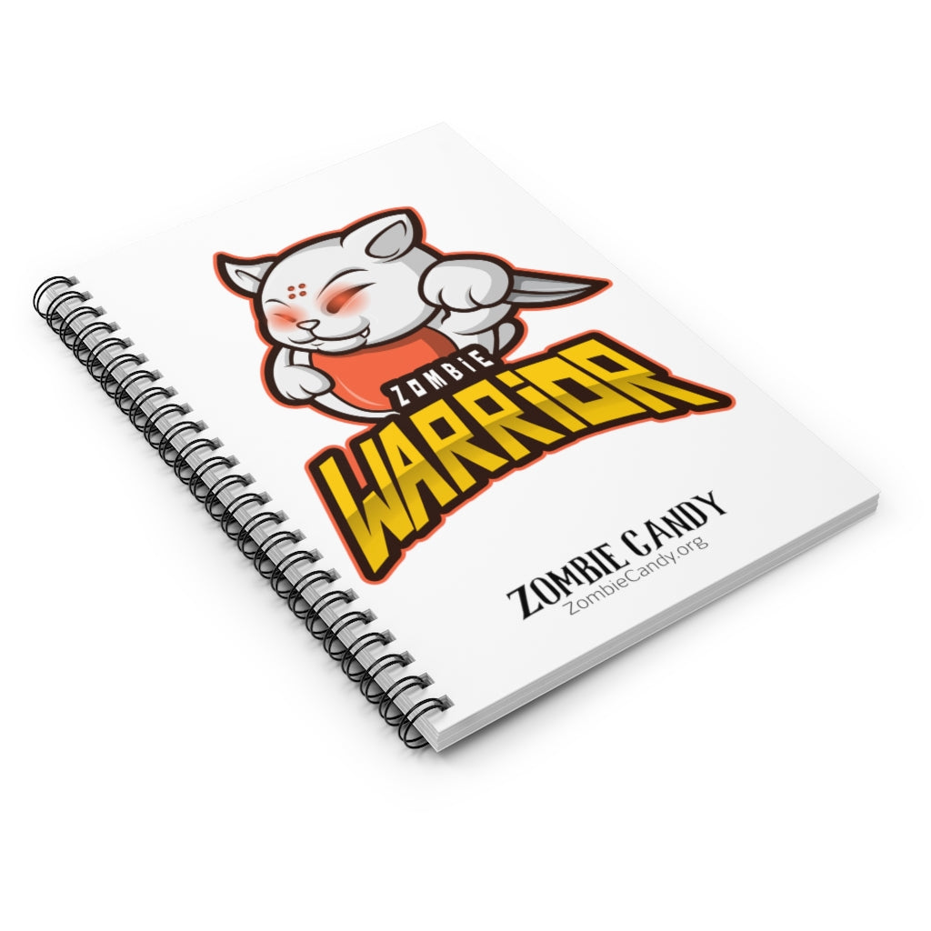 3004.001w Warrior Bunny Spiral Ruled Line Notebook