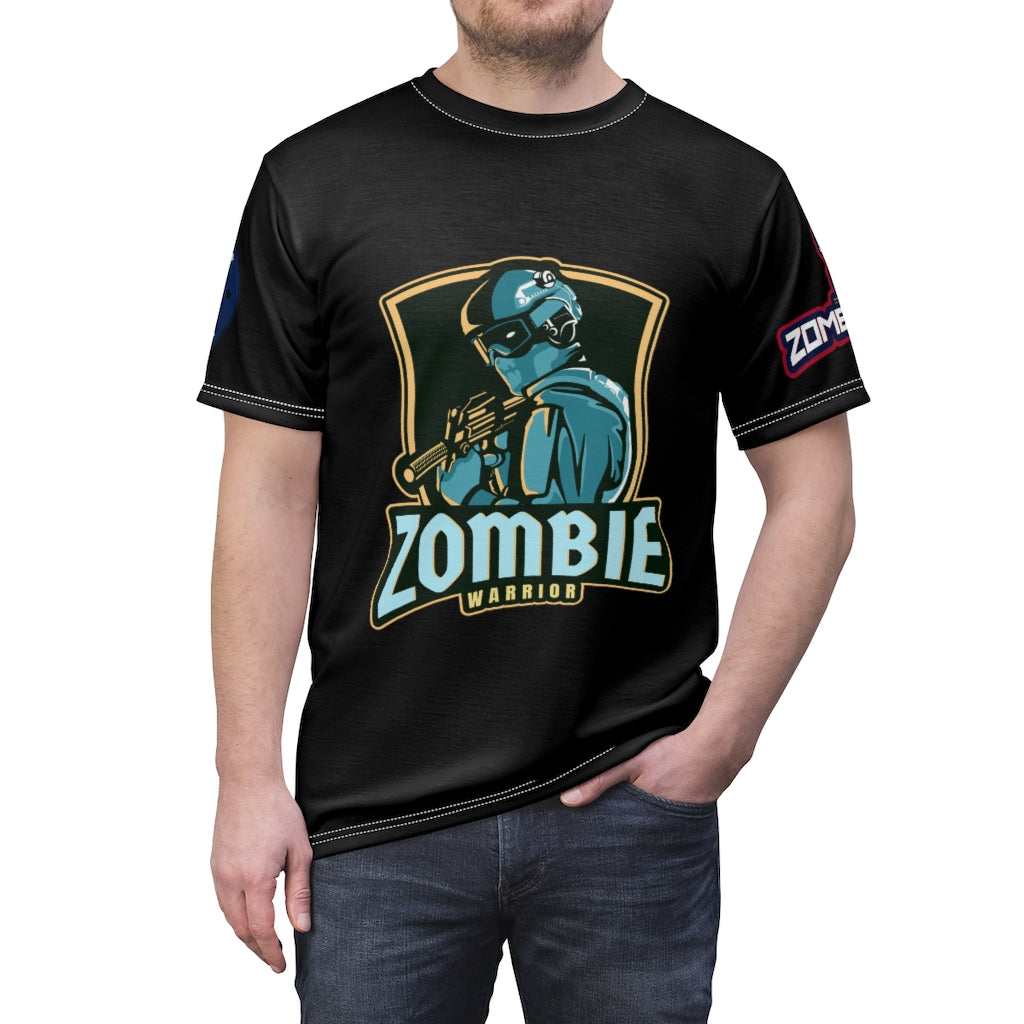 1004.001 Zombie Warrior Unisex AOP Cut & Sew Tee