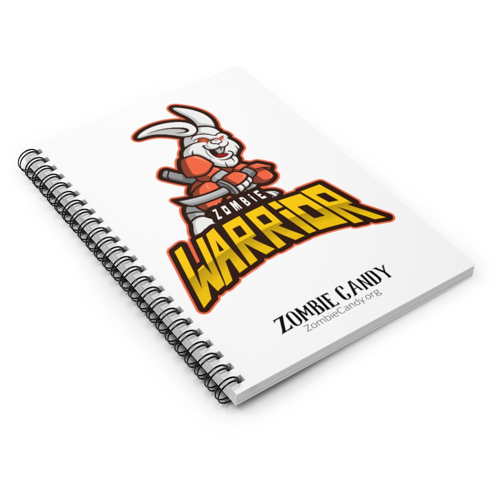 3002.001w Warrior Bunny Spiral Ruled Line Notebook