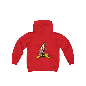 Warrior Bunny Youth Heavy Blend Hooded Sweatshirt (003ab)