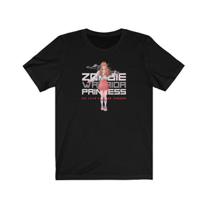 2101.001 Zombie Warrior Princess Manga Girl Jersey Short Sleeve Tee