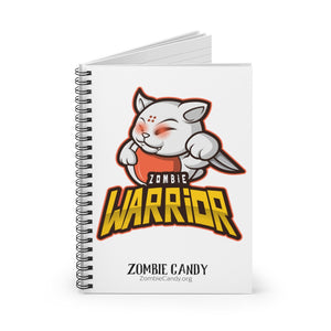 3004.001w Warrior Bunny Spiral Ruled Line Notebook