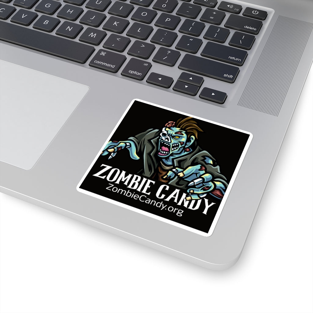 Zombie Candy Square Stickers