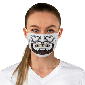 ZC White Fabric Face Mask 005