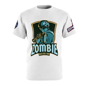 1004.001w Zombie Warrior Unisex AOP Cut & Sew Tee