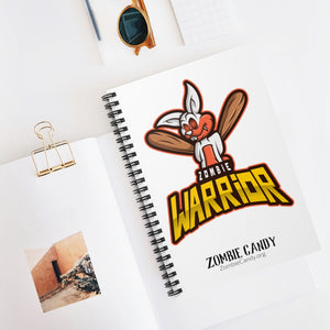 3005.001w Warrior Bunny Spiral Ruled Line Notebook