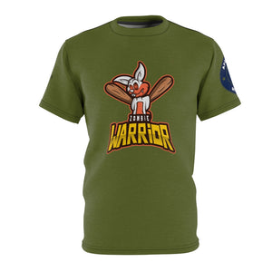 3005.001od Warrior Bunny Unisex AOP Cut & Sew Tee