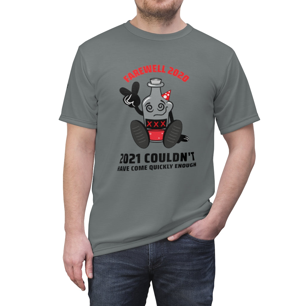 Zombie Candy 2021 New Year Commemorative No Flag Unisex AOP Cut & Sew Tee