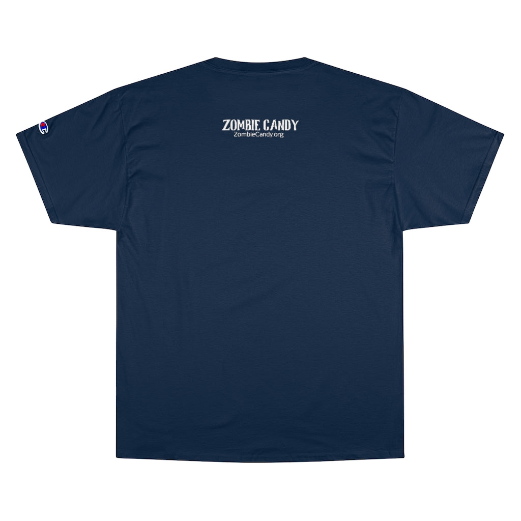 Zombies Love Me For My Brains Champion-brand T-Shirt