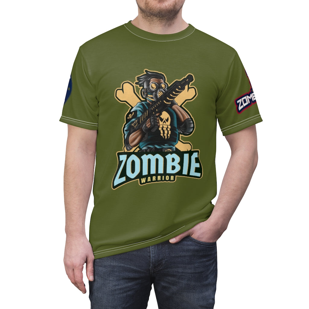 Zombie Warrior Unisex AOP Cut & Sew Tee (011)